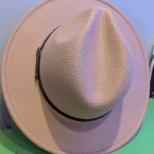 Elegant Beige Women's Fedora Hat